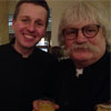 Sir Karl with organist Jonathan Scott