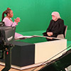 Sir Karl on ITV News at ITN studios